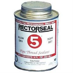 Thread Sealant LaSalle Bristol 7525631 Number 5 , Use To Seal/ Lubricate/ Protect Pipe Thread, Compatible With Threaded Galvanized Steel/ Iron/ Brass/ Copper/ Aluminum/ Stainless Steel/ Polyethylene/ Fiberglass Reinforced/ PVC Pipe