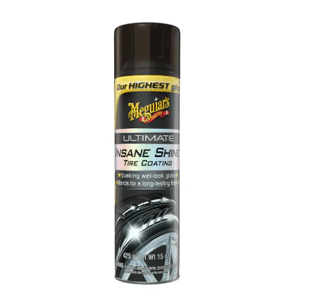 Tire Dressing Meguiars G190315 Ultimate Insane; Use For Highest Glossy Shine; 15 Ounce Aerosol Can