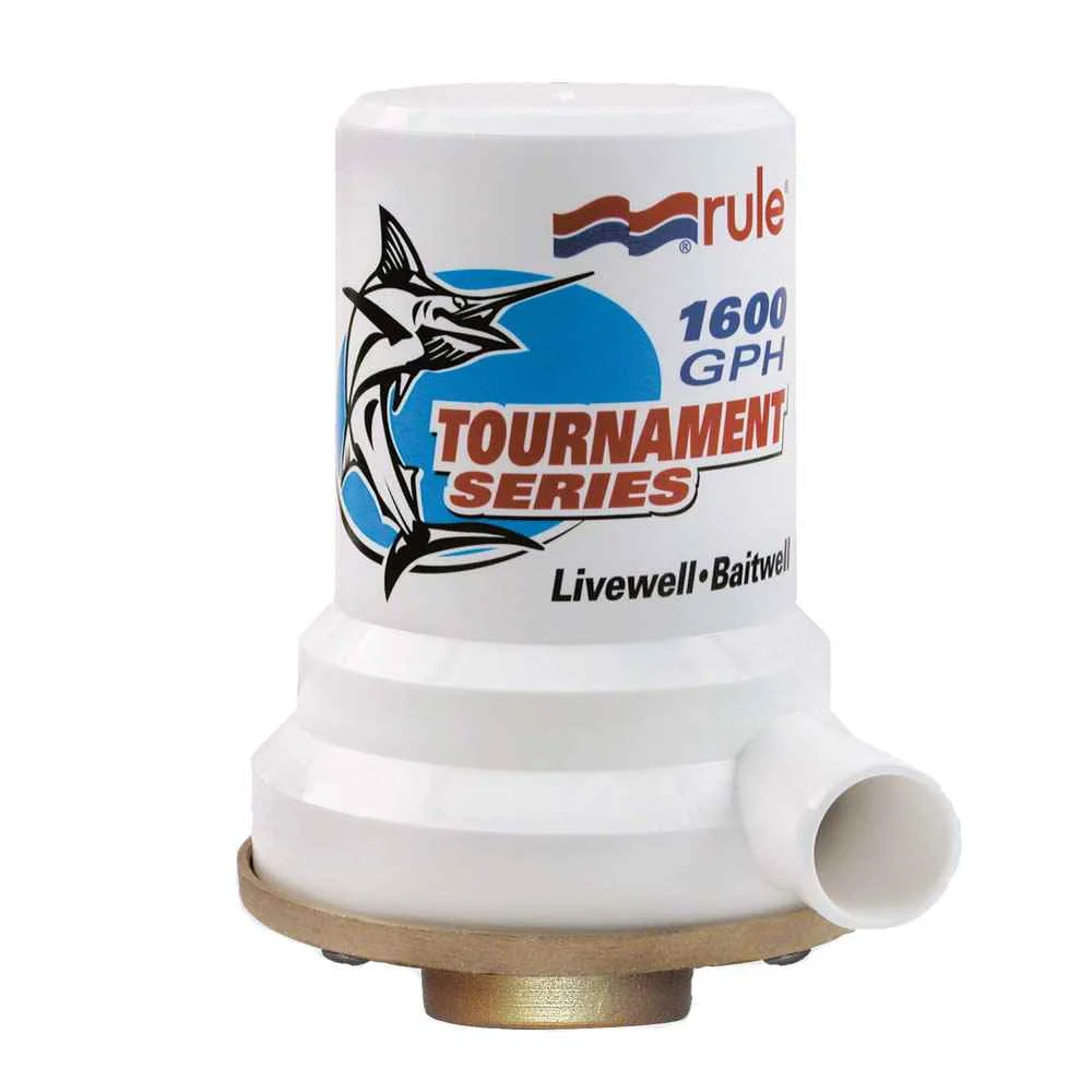 Tournament Series Bronze Base 1600 GPH Livewell Pump