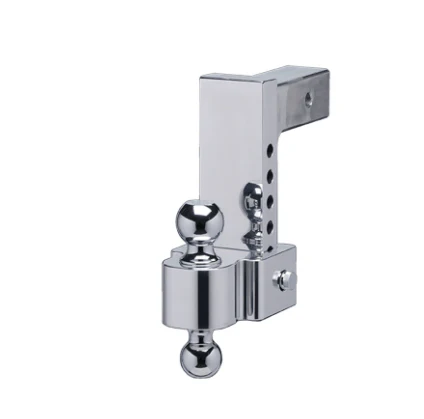 Trailer Hitch Ball Mount Fastway Trailer Products 42-00-2625 Flash E Series HD, Class V, Fits 2-1/2" Receiver, 18000 Pound Gross Trailer Weight/ 1800 Pound Tongue Weight, Adjustable, 6" Drop/ 7" Rise, Non-Swivel, Non Extendable, Aluminum, With 2" and 2-5/