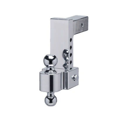 Trailer Hitch Ball Mount Fastway Trailer Products 42-00-2925 Flash E Series HD, Class V, Fits 2-1/2" Receiver, 18000 Pound Gross Trailer Weight/ 1800 Pound Tongue Weight, Adjustable, 10" Drop/ 11" Rise, Non-Swivel, Non Extendable, Aluminum, With 2" and 2-