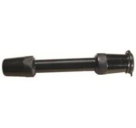 Trailer Hitch Pin Trimax Locks T5BLACK Barbell Type, 5/8" Diameter, 3-1/2" Span, Use With Class V Hitch, With Keyed Lock, With Dust Cover, Single