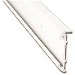 Trim Molding AP Products 021-51601-16 Short Lip Insert Type, 1-3/16" Height x 2/5" Width x 16 Foot Length, White, Aluminum