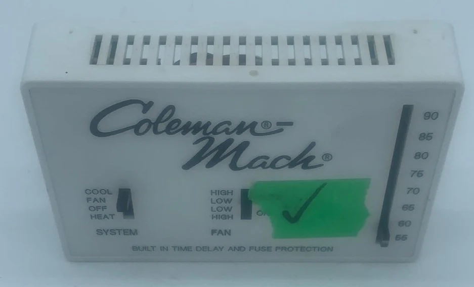 Used Coleman RVP-1 - 7330D335 AC Wall Thermostat