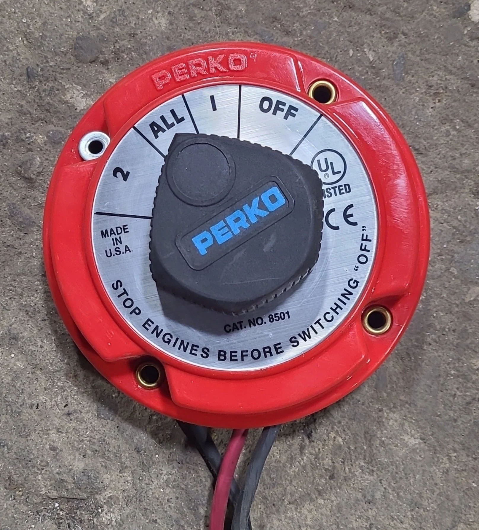 Used Perko Battery Switch : 8501