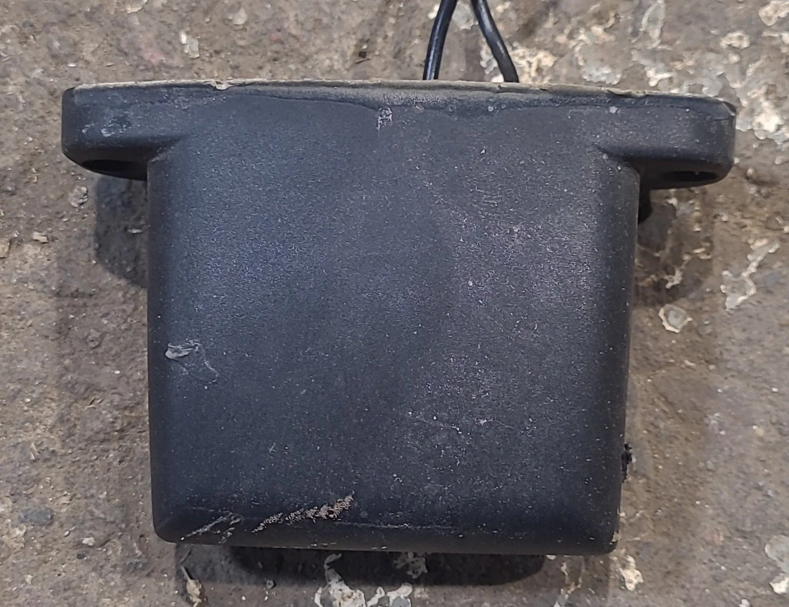 Used SAE L 95 Bargman 62 Series DOT Licence Plate Light, Black