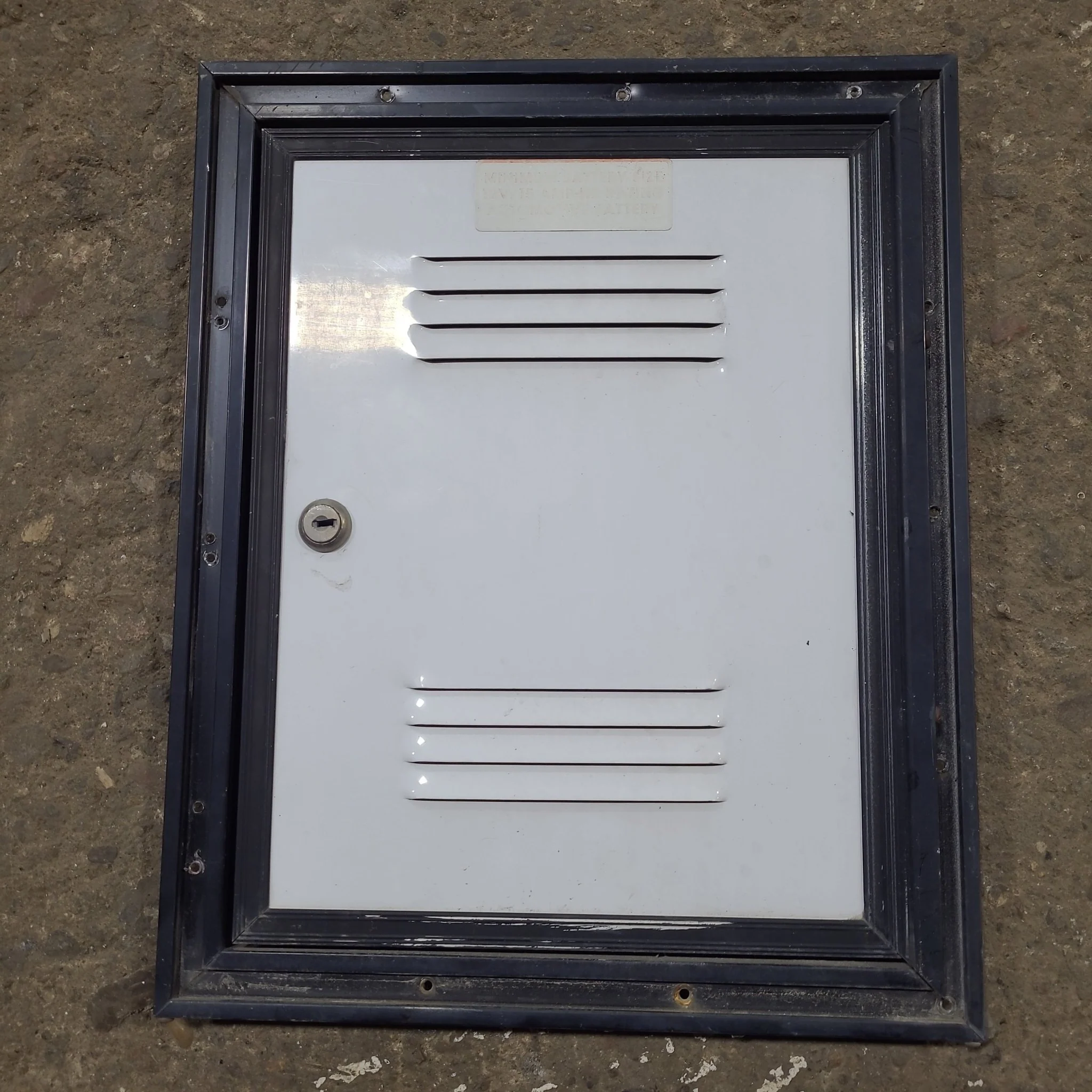 Used Square Cornered Cargo Door 10 3/4" x 14" x 5/8"D