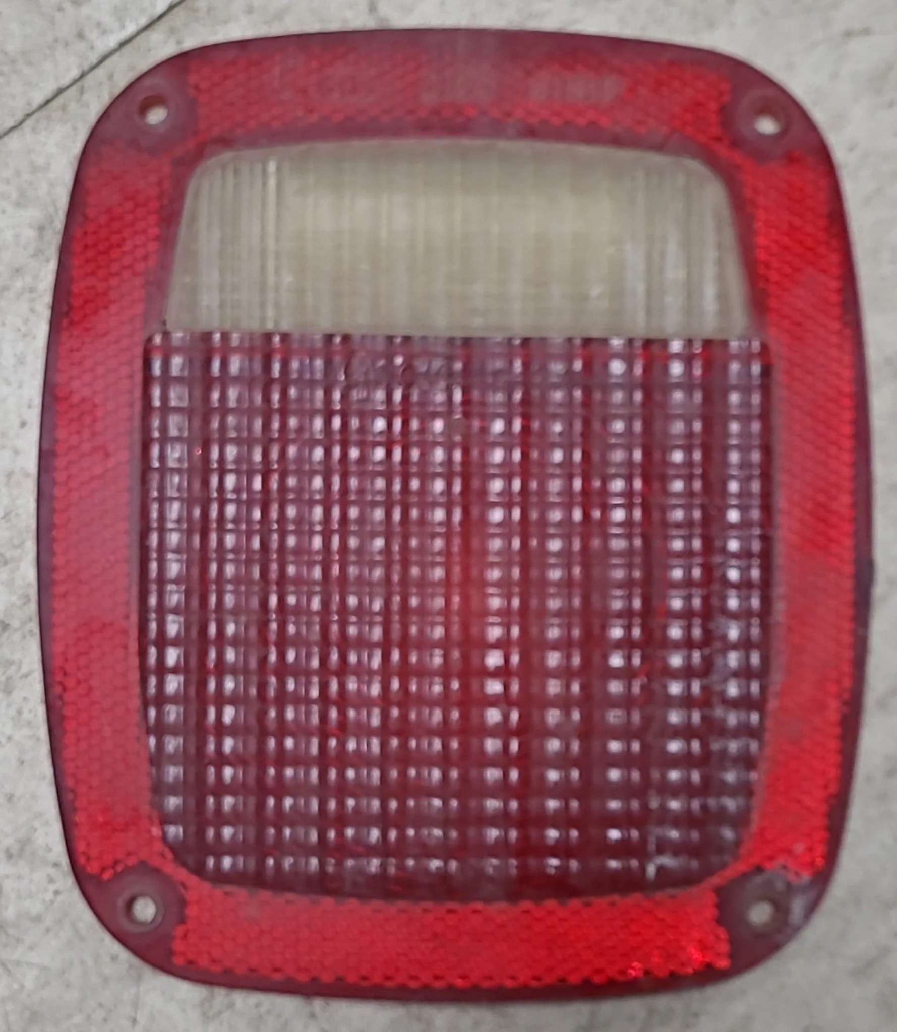 Used Tail Light Assembly Replacement Lens