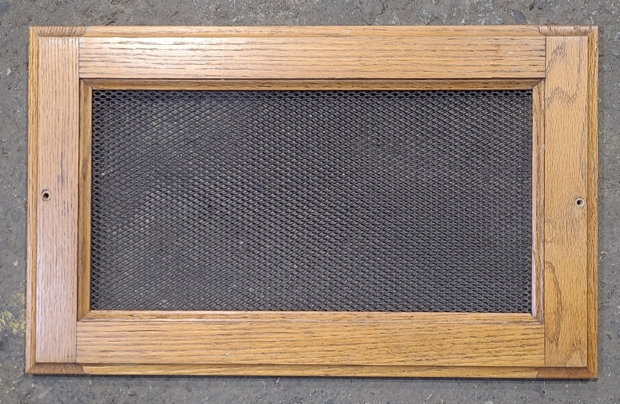 Used Wooden RV Interior Furnace Access Door 20 3/8" W x 12 5/8" H