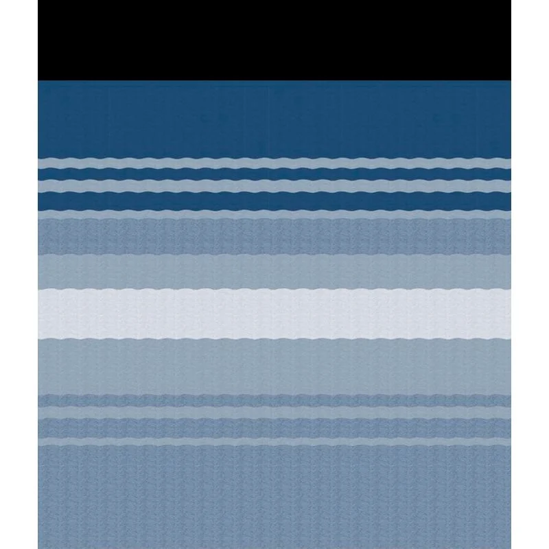 Carefree 14' Ocean Blue Universal Vinyl Awning Fabric w/ Black FLXguard