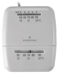White Rodger M100 Single Stage Wall Thermostat (Heat/Cool)