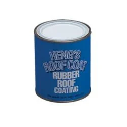 white - Roof Coating Heng's Industries 16-46032 Use Over Rubber Roofs/ At Seams/ Tears/ And To Seal Vents/ Air Conditioners, White