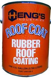 Heng's Industries 46032 Rubber Roof Coating, White - 1 Gallon