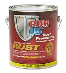 Por 15 45401 Rust Treatment, Semi-Gloss Black - 1 Gallon