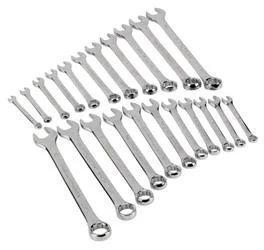 Wrench Performance Tool W1069 Combination, 1/4"/ 5/16"/ 3/8"/ 7/16"/ 1/2"/ 9/16"/ 5/8"/ 11/16"/ 3/4"/ 13/16"/ 7/8" And 9 Millimeter/ 10 Millimeter/ 11 Millimeter/ 12 Millimeter/ 13 Millimeter/ 14 Millimeter/ 15 Millimeter/ 16 Millimeter/ 17 Millimeter/ 18